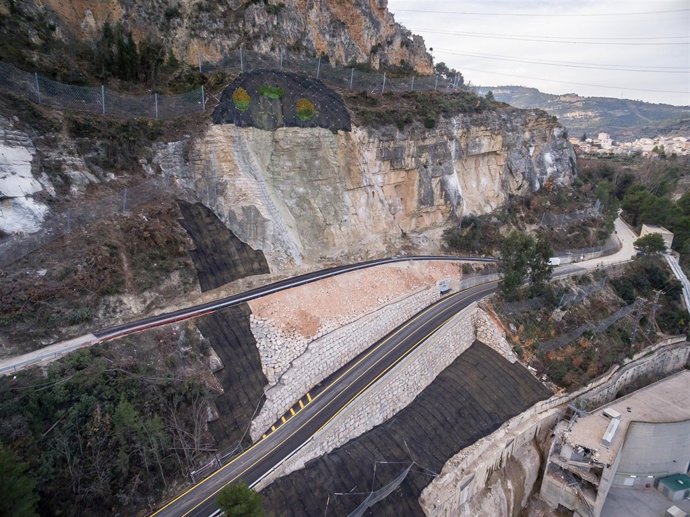Imagen del tramo de carretera tras las obras