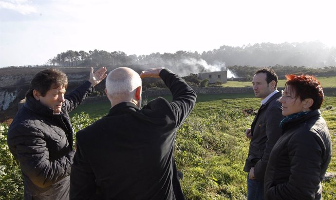 El presidente visita El Franco con el consejero Guillermo Martínez