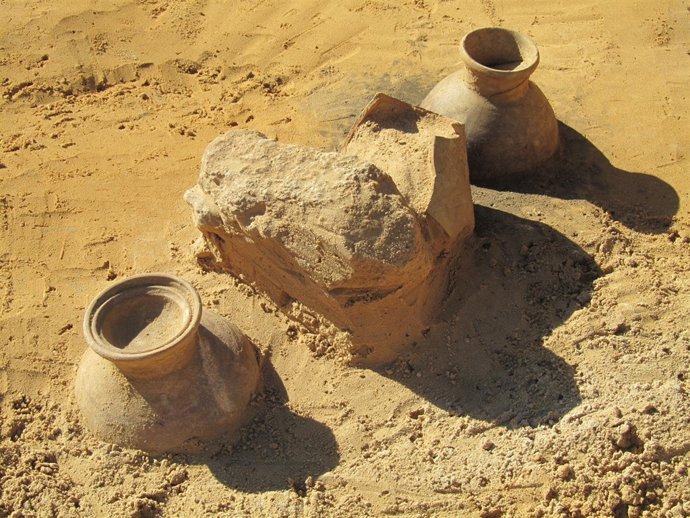 Grupo de urnas romanas