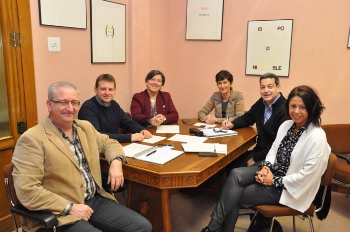 Reunión de trabajo entre el Gobierno aragonés y el Ayuntamiento ejeano