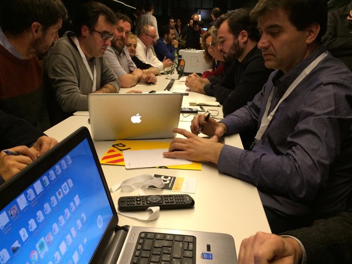 Noche electoral del 20D en ERC