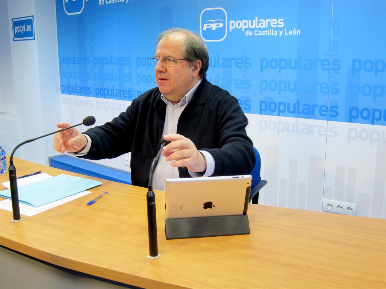 El presidente del PPCyL, Juan Vicente Herrera