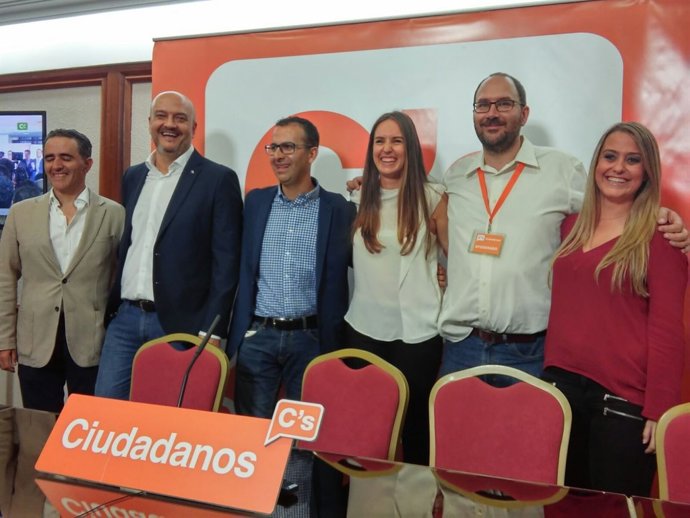 Melissa Rodríguez (Ciudadanos) durante la noche electoral del 20D