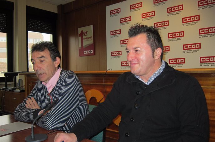 Hernández y Sardón antes de la firma del acuerdo entre CCOO y Cermi