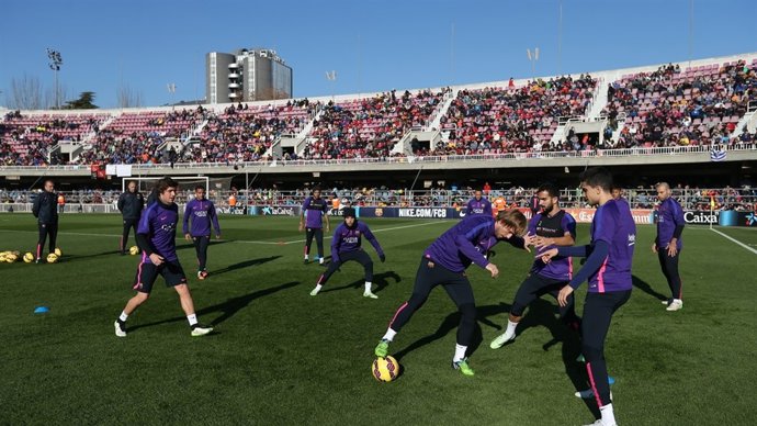 Barcelona entrenamiento