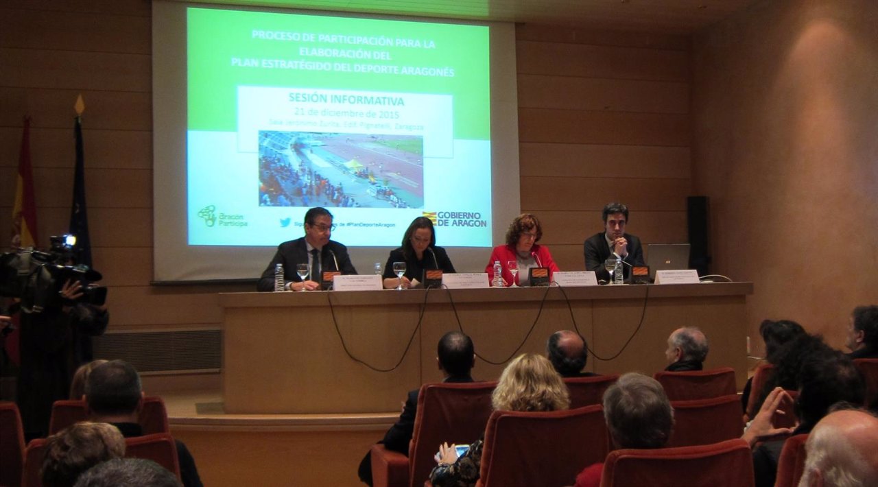 Presentación inicio del Plan Estratégico de Deporte de Aragón.