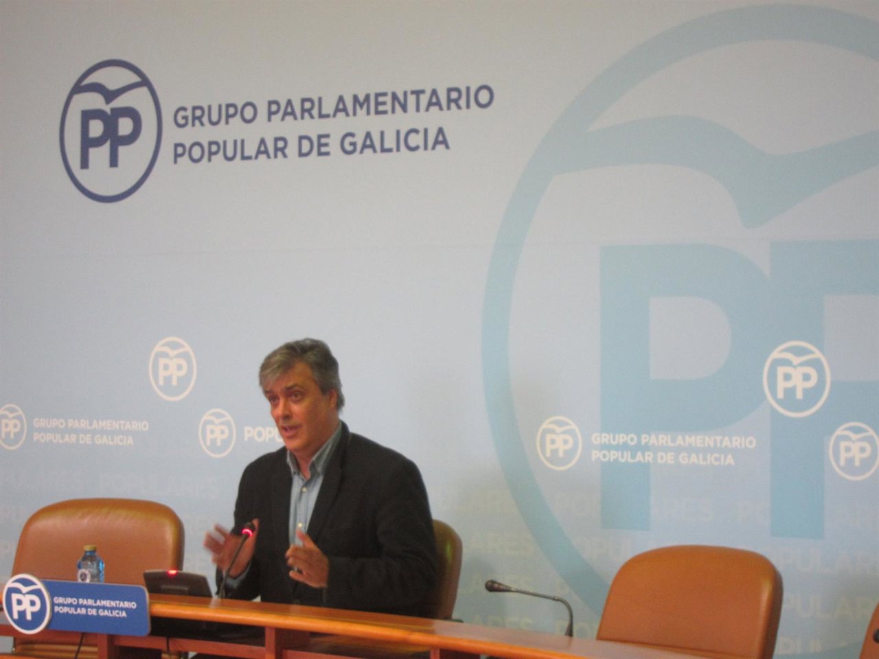 Pedro Puy en rueda de prensa