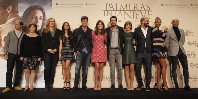 El equipo de la película Palmeras en la nieve