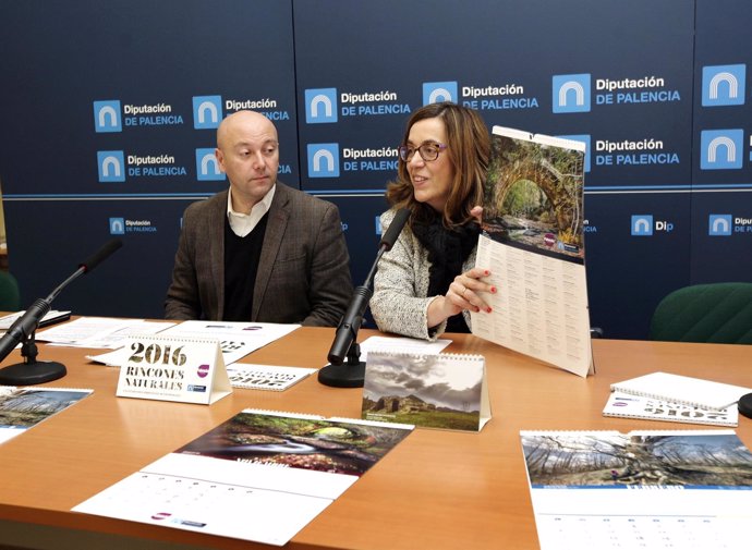 Presentación del calendario de la Diputación de Palencia