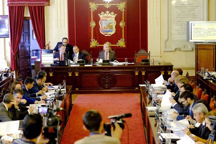 Pleno del Ayuntamiento de Málaga noviembre