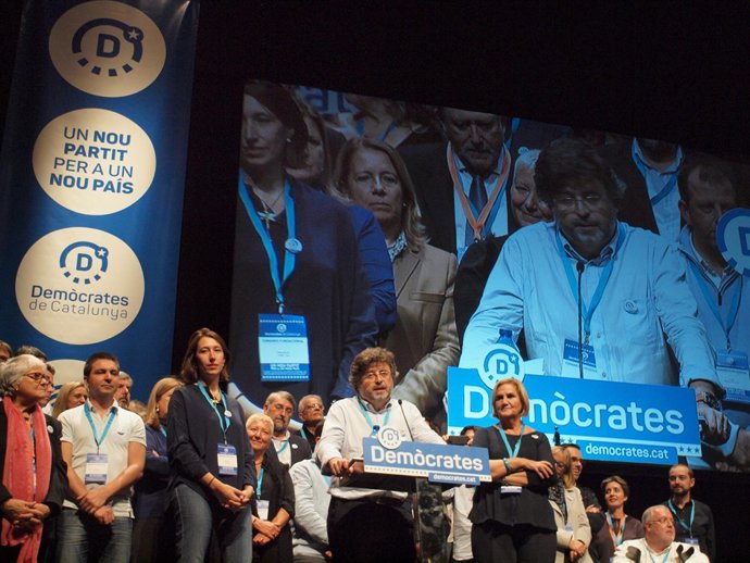 El líder de Demòcrates, Toni Castellà, en el Congreso Fundacional    