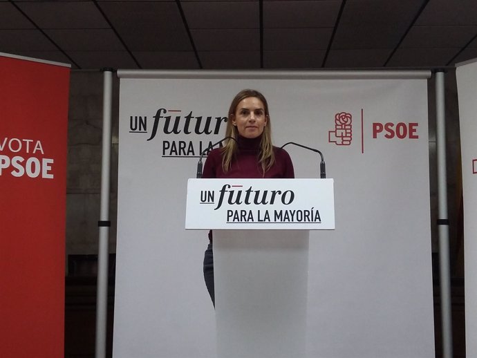Susana Sumelzo (PSOE) en la campaña electoral