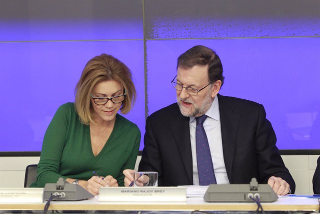 Rajoy y Cospedal en el Comité Ejecutivo del PP 
