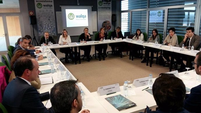 Gastón se ha reunido este lunes con las empresas de Walqa