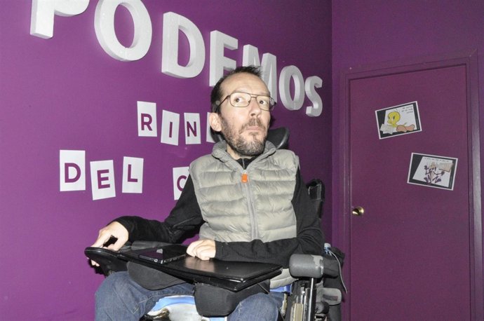 El secretario general de Podemos Aragón, Pablo Echenique. 