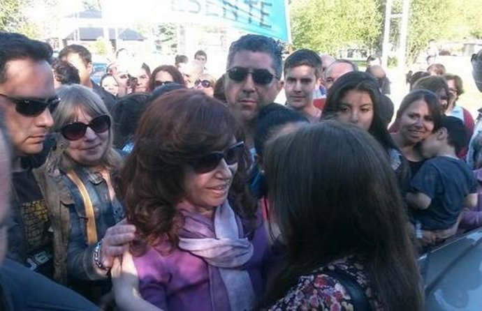 La ex presidenta argentina Cristina Fernández de Kirchner