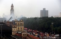 Un fuerte incendio en el Museo de la Lengua Portuguesa de Sao Paulo deja un muerto