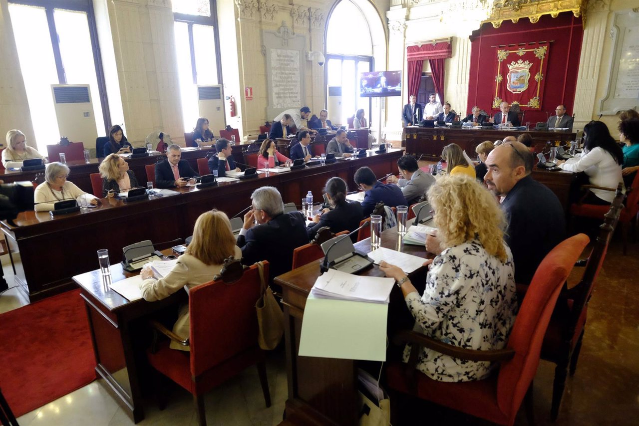 Pleno del Ayuntamiento de Málaga de octubre