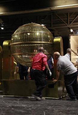 Bombos del sorteo de la Lotería de Navidad 