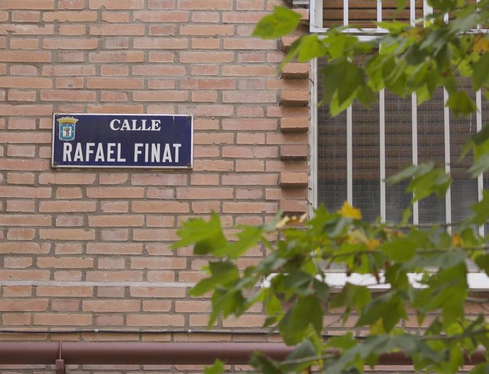 Símbolos y calles franquistas, franquismo, calle de Rafael Finat