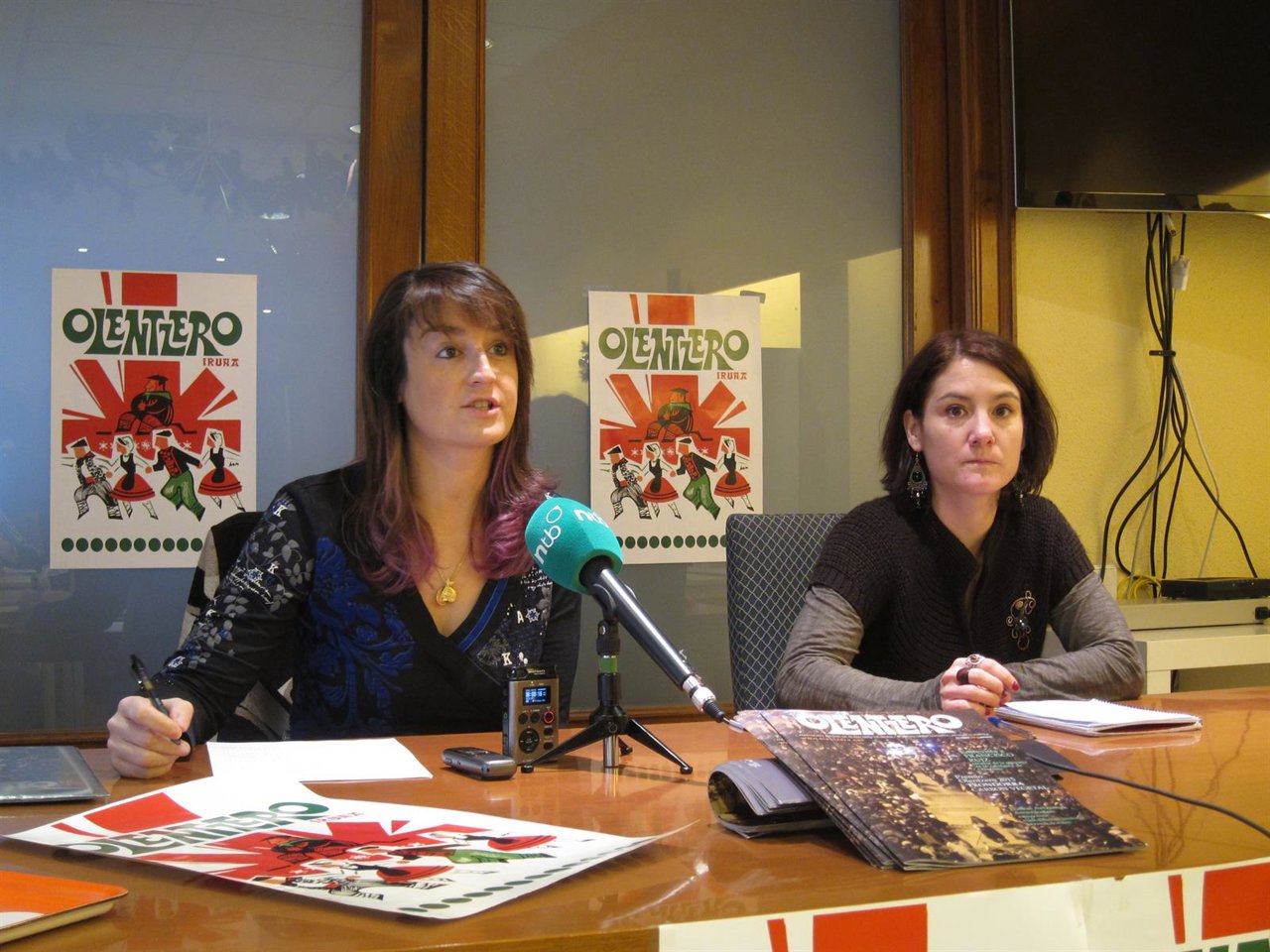 Presentación del recorrido de Olentzero.