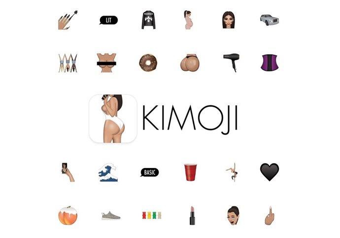 Kim Kardashian y sus emojis personales: Nacen los Kimoji