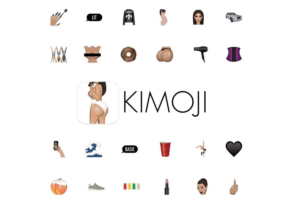 Kim Kardashian y sus emojis personales: Nacen los Kimoji
