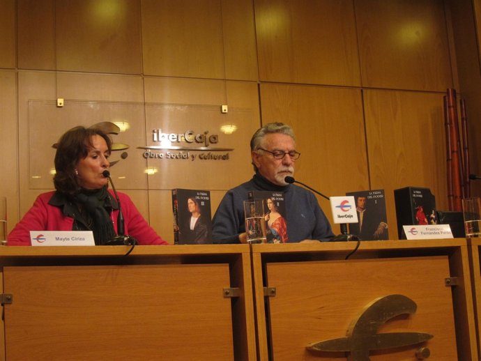Mayte Ciriza y Francisco Fernández Pardo, en la presentación
