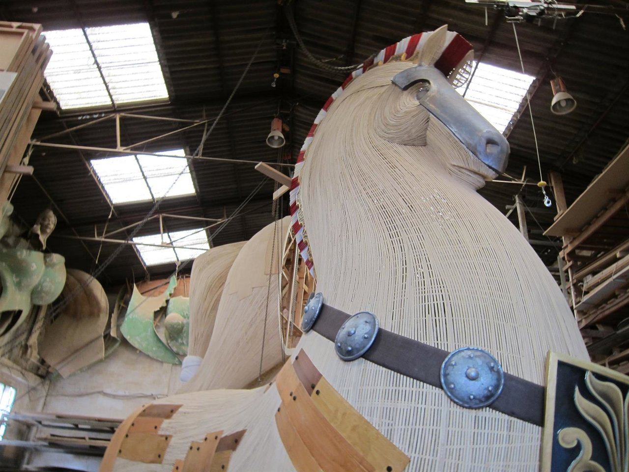 Imagen de archivo de uno los talleres de la Ciudad del Artista Fallero