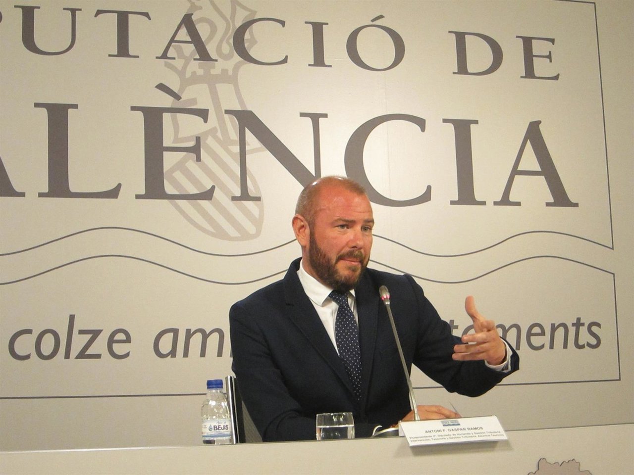Toni Gaspar presenta los Presupuestos para 2016 de la Diputación de Valencia