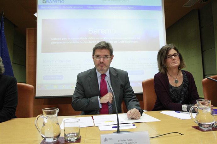 Ministro De Justicia, Rafael Catalá, UNESPA,  Daños Accidentes Tráfico