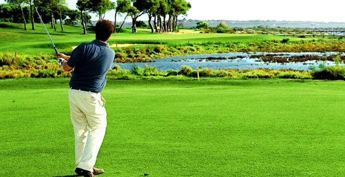 Turista extranjero en Huelva. 
