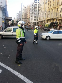 Agentes de movilidad en contaminación