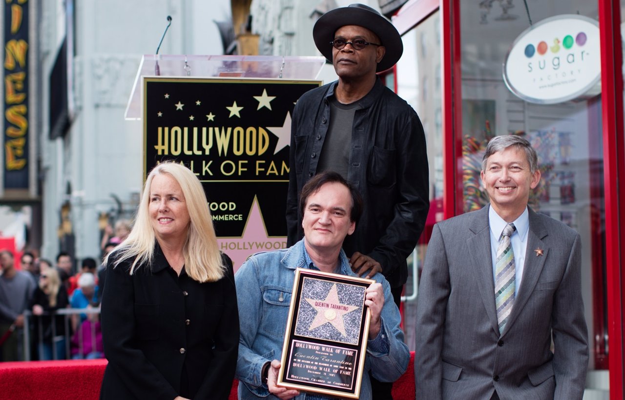Quentin Tarantino recibe su estrella en el Paseo de la Fama