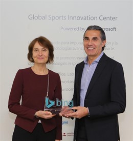 Pilar Torres y Sergio Scariolo