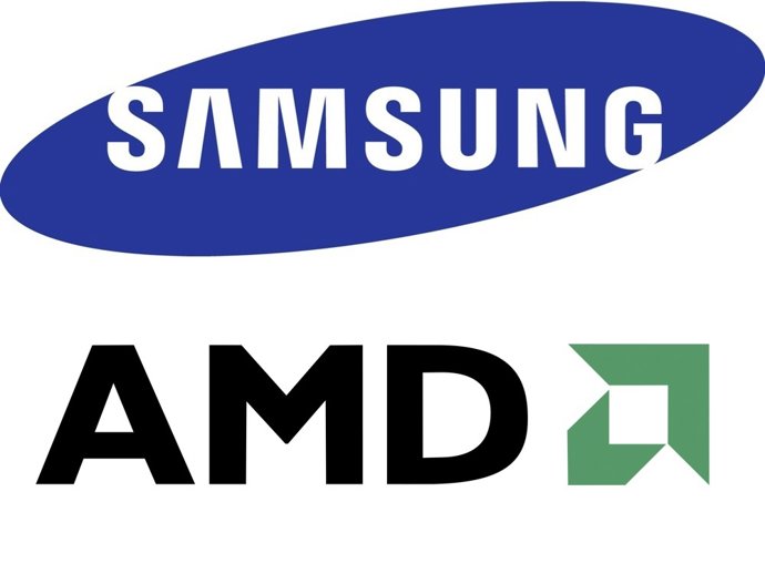 Logotipos de Samsung y AMD