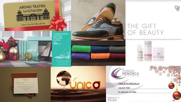 Tarjetas de navidad para regalos de última hora