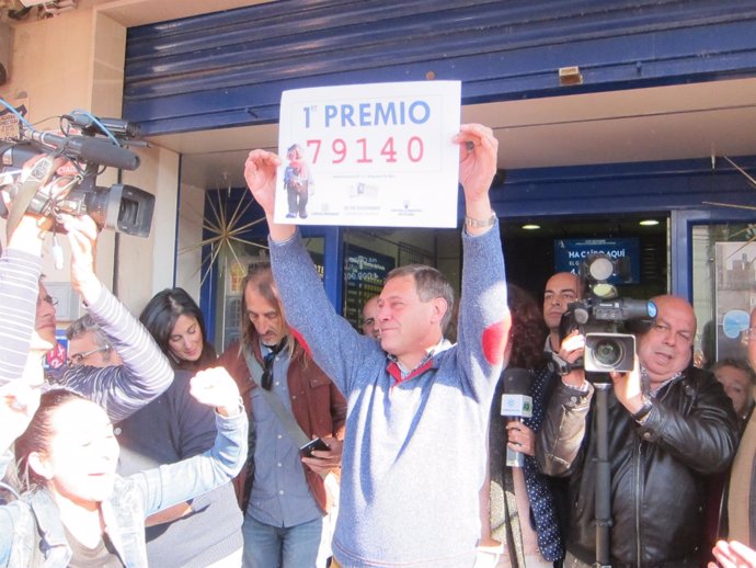El lotero que ha dado El Gordo en Roquestas de Mar (Almería)