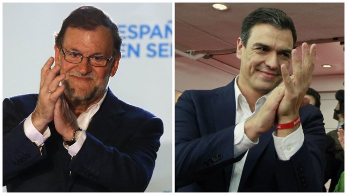 Rajoy y Pedro Sánchez