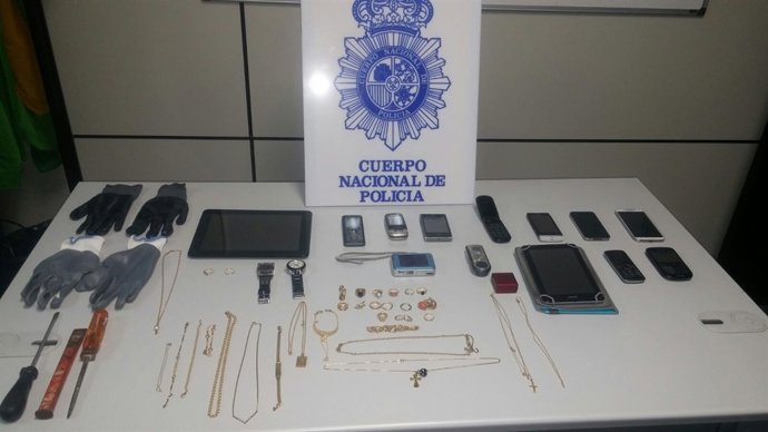 Material incautado por la Policía Nacional en la 'Operación Magnum'