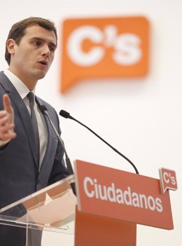 El presidente de Ciudadanos (C's), Albert Rivera