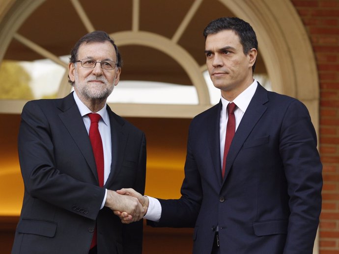 Mariano Rajoy y Pedro Sánchez, reunión en la Moncloa 