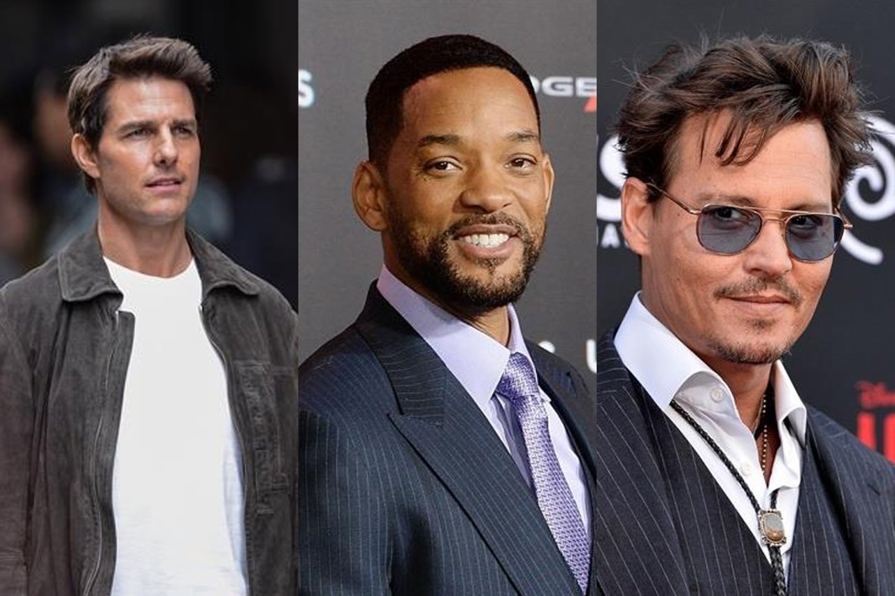 Tom Cruise, Will Smith y Johnny Depp