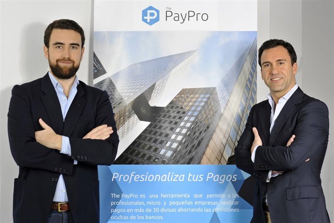 Pablo Ruiz (lzquierda) y Gabriel Llambias (derecha),  fundadores de The PayPro
