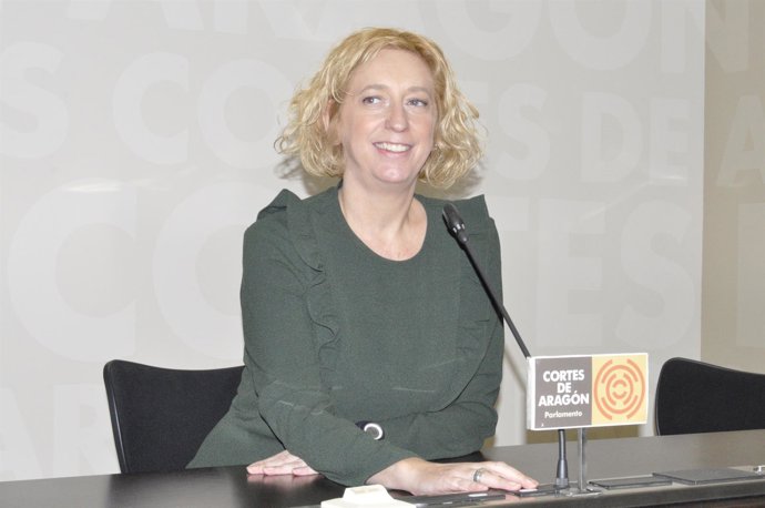 La diputada de IU-Aragón, Patricia Luquin.