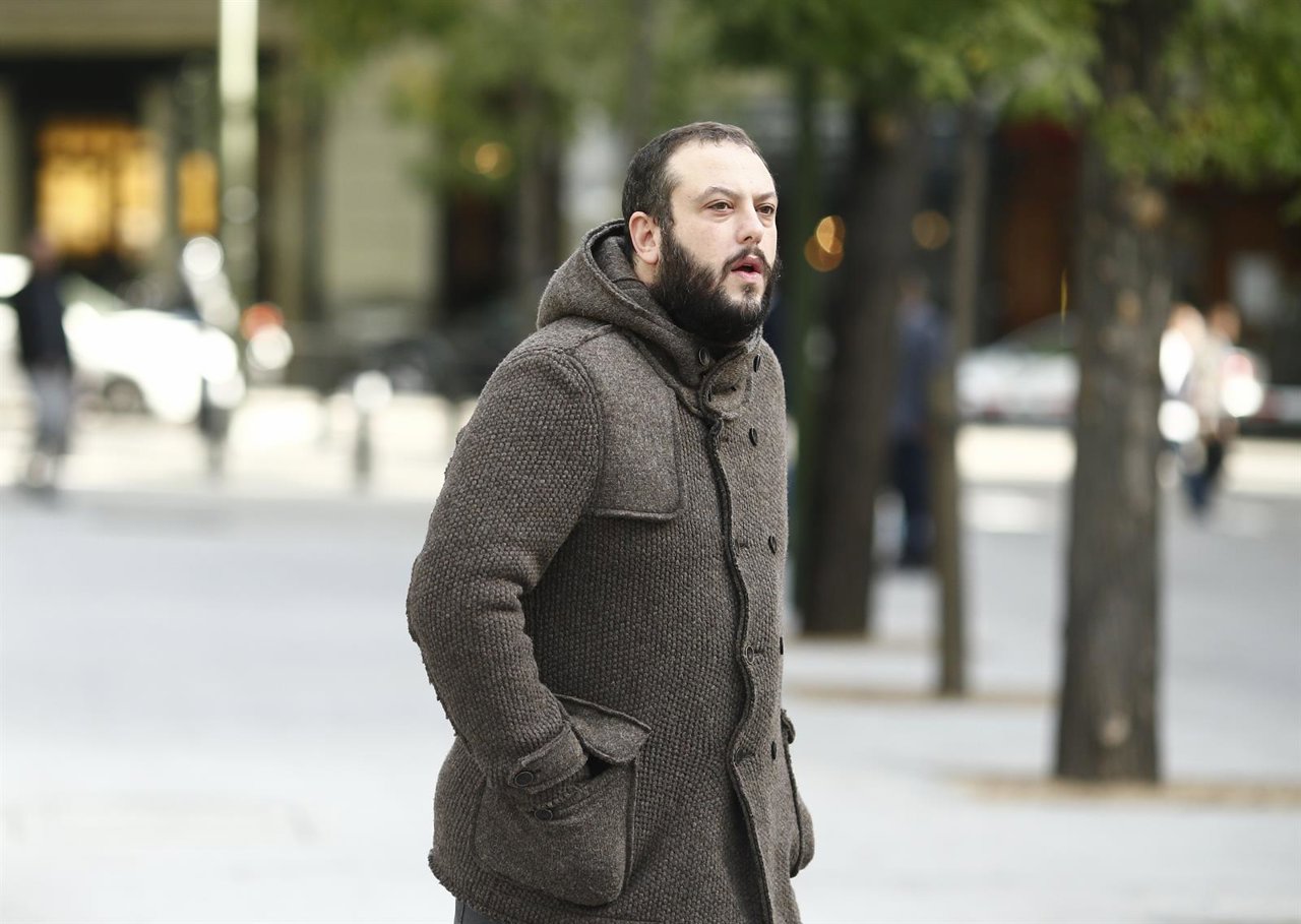 El concejal Guillermo Zapata a su llegada a la Audiencia Nacional