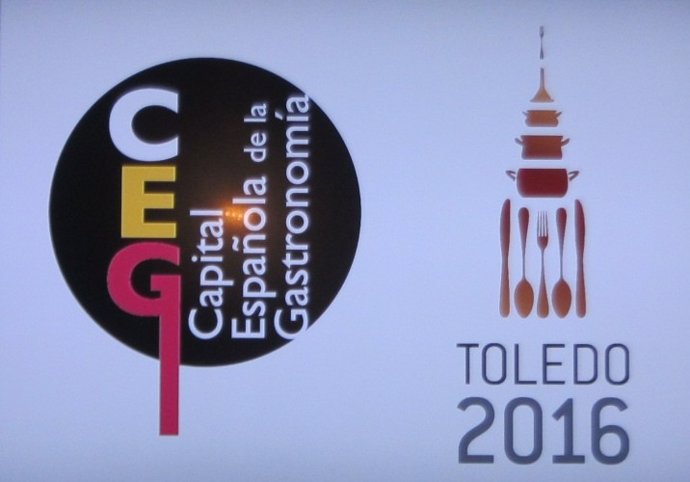 Logo Capitalidad Gastronómica Toledo, logotipo, imagen 