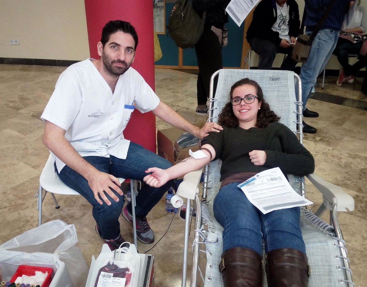 Inicio de la campaña de donación de sangre