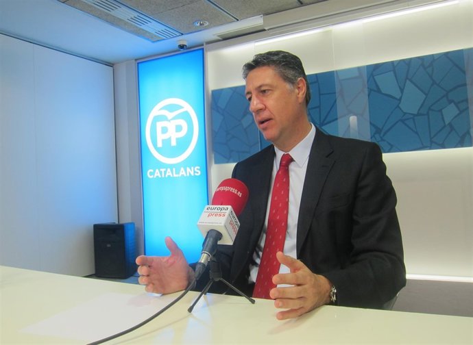 El líder del PP en el Parlament, Xavier García Albiol.