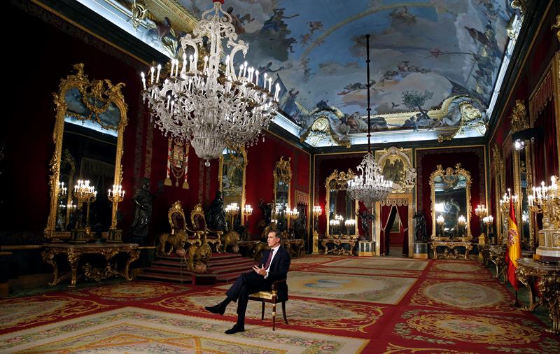 Rey Felipe VI, discurso de Navidad, Nochebuena 2015, Palacio Real